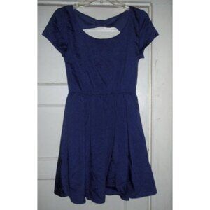 Purple Cutout Back Dress Medium Juniors 7-9 EYELASH COUTURE